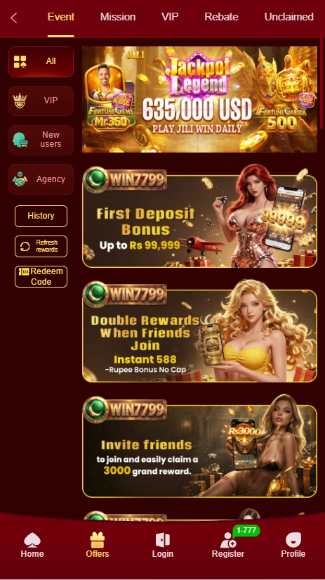 Win7799 promotion